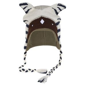 Star Wars: Mandalorian Trapper-Mütze Weiß Unisex Ashoka Trapper Trapper Beanie Einheitsgröße