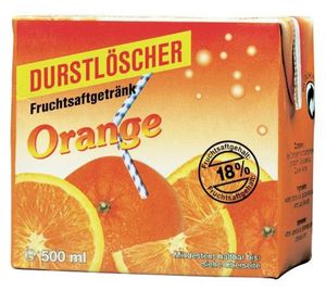 Durstlöscher Orange Fruchtsaftgetränk Tetra Pack 500ml 12er Pack