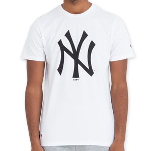 New Era - MLB New York Yankees Team Logo T-Shirt - Weiß : XL Weiß Farbe: Weiß Größe: XL