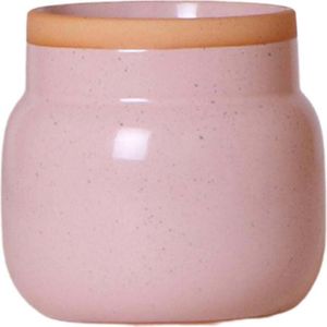 Kolibri Home | Vintage Blumentopf - Rosa Keramik-Topf Ø9cm