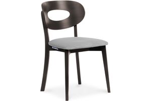 Konsimo Židle "TANER", Šedá, látka/dřevo, skandinávská, 47x80x45 cm