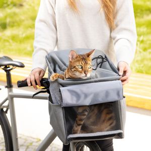Navaris Hundekorb Fahrrad vorne 10kg - Fahrradkörbe für Hunde und Katzen - Hundefahrradkorb Hunderucksack Katzenrucksack - Transporttasche Rucksack - Navaris Hundekorb Fahrrad vorne 10kg - Fahrradkörbe für Hunde und Katzen - Hundefahrradkorb Hunderucksack Katzenrucksack - Transporttasche Rucksack -