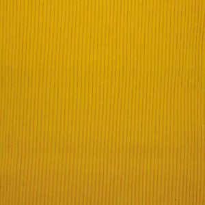 Ripp Bündchenstoff Grobstrickbündchen - B: 63cm - Meterware (10cm) Plus-H Farben allgemein: Gelb