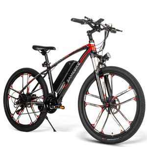 SAMEBIKE Elektro Bike 48V 8AH 26Zoll MY-SM26 E Bike, Mountainbike mit Shimano 21 Gang & LED Display