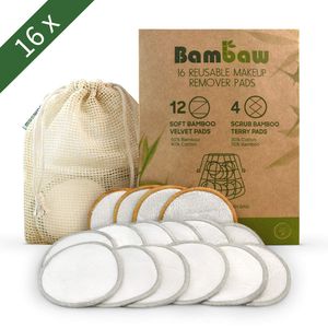 Bambaw 16 Wiederverwendbare Wattepads Zero Waste