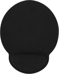 MANHATTAN Mauspad Schaumstoff mit Handballenauflage schwarz retail