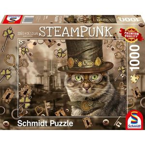 Schmidt Spiele 59644 Steampunk Katze 1000 Teile Puzzle