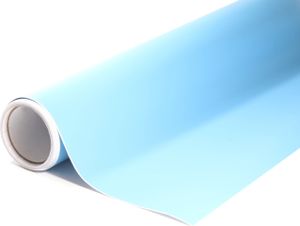 Matowa Jasnoniebieska samoprzylepna folia wrap 152x50cm - wnętrze/zewnętrze