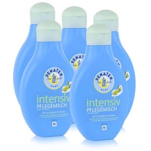 Penaten Baby intensiv Pflegemilch mit Olivenblattextrakt 400ml (5er Pack)