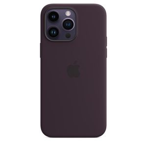Apple Silikon Case iPhone 14 Pro Max  rd  mit MagSafe - holunder