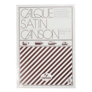 Canson - Millimeterpapier - 90-95g/m² - Glattes Transparentpapier - DIN A4 - 100 Blatt