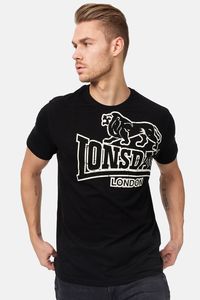 Herren T-Shirt normale Passform LANGSETT Black 4XL Lonsdale
