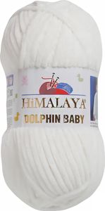 Strickfein Himalaya Dolphin Baby super Bulky Chenille Garn Wolle strickgarn 100 gr 80363 - creme