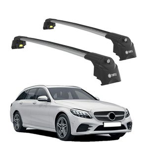 TURTLE STREŠNÝ NOSIČ AIR-2 MERCEDES-BENZ C-CLASS S205 2015 - 2024 , Silver