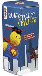 Quietsche-Entchen Häkelset Superheld: Anleitung und Material für eine tollkühne Superhelden-Ente zum Selberhäkeln frechverlag GmbH