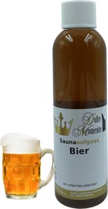 Dufte Momente | Saunaduft Konzentrat Bier 250ml | naturreine und natürliche ätherische Öle | vegan und ohne Tierversuche