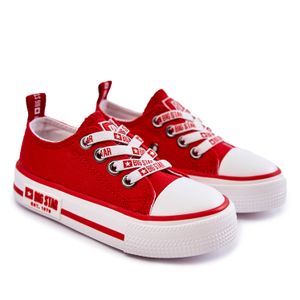 Stoff-Sneaker für Kinder BIG STAR KK374071 Rot 22