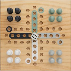 XD Collection - Brettspiel "Claire", Mensch-ärgere-dich-nicht-Spiel XD956 (Einheitsgröße) (Braun)