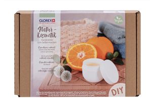 GLOREX 6 1602 400 - Naturkosmetik-Starterset zur Herstellung von ca. 120 ml Handcreme mit pflegendem Orangenöl, eine kreative Geschenkidee