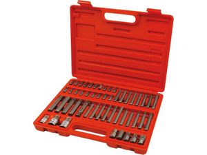 Bity Extol Premium (8818200) HEX-TORX-XZN, zestaw 51 sztuk, CrV, S2