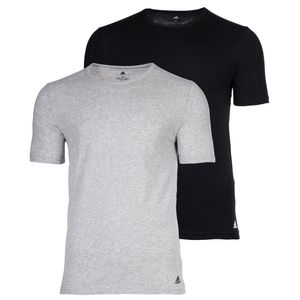 adidas Herren T-Shirt, 2er Pack - Active Flex Cotton, Rundhals, Crew Neck, uni Mehrfarbig XL