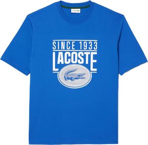 Lacoste Th7315 Kurzarm-t-shirt Blau 6 Mann Blau 6
