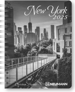 New York 2025 - Diary - Buchkalender - Taschenkalender - 16,5x21,6