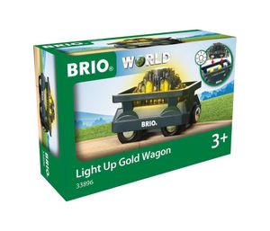 BRIO Zlatý vozík so svetlom BRIO 63389600