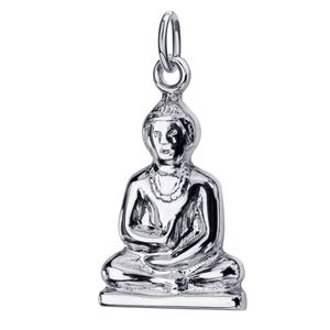 Anhänger 925 Silber Buddha   Silberanhänger für Damen