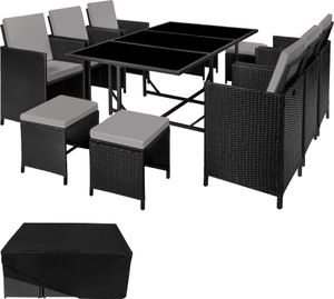 Rattan Sitzgruppe Malaga für 6 bis 10 Personen