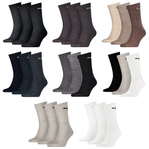 Puma Sport 3 Paar Socken schwarz, Größe:47-49