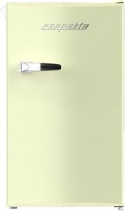 Kühlschrank Gefrierfach freistehend Retro 83 cm 90 Liter Creme Respekta
