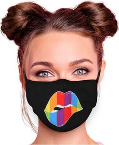 Mundschutz Maske in verschiedenen Farben Stoffmaske mit Motiv Mund- Nasenschutz mit wechselbarem Filter einstellbare Ohrbügel, Modell wählen:Mund bunt