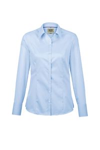 HAKRO Bluse Business 106, himmelblau, 2XL