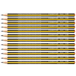 STAEDTLER Noris 183-HB Bleistifte HB schwarz/gelb 12 St.