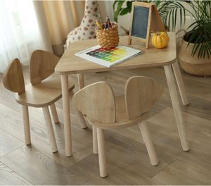 Skye Decor, Mickey Two Chair Set - Brown, Tischset für Kinder, Braun, 100 % MDF, 50 x 45 x 60 cm Skye Decor, Mickey Two Chair Set - Brown, Tischset für Kinder, Braun, 100 % MDF, 50 x 45 x 60 cm