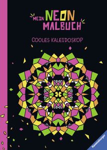 Ravensburger - Mein Neon-Malbuch: Cooles Kaleidoskop