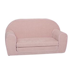 Kindersofa Mini-Sofa Rosa/Bejge