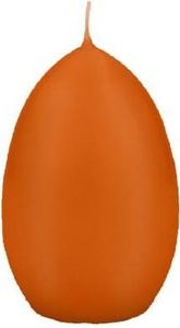 Eikerzen Aprikose Orange 60 x Ø 45 mm, Inhalt 30 Stück, Ostereikerzen, Osterdeko