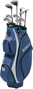 Wilson Staff Magnolia Complete Ladies Cart Bag Set Pravá ruka Grafit Lady -1 inch Golfový set