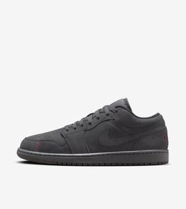 Nike Air Jordan 1 Low SE Craft "Dark Smoke Grey Varsity Red", Größe: 48,5