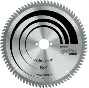 Kreissägeblatt AD 216mm Z.60 WZ/N Bohr.30mm Schnitt-B.2,0mm HM BOSCH