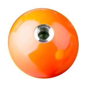 viva-adorno 1,2 x 3,5mm Piercing Schraubkugel Ersatzkugel Hochglänzend Farbig Emailiert Edelstahl-Gewinde verschiedene Farben und Größen Z376,Orange