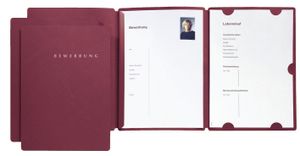 PAGNA Bewerbungs Set "Select" DIN A4 rot 3 Mappen PAGNA Bewerbungs Set "Select" DIN A4 rot 3 Mappen