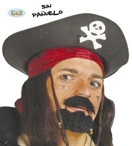 schwarzer Piraten Hut für Erwachsene