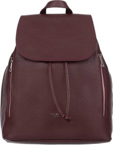 Campo Leder-Rucksack – Italienisches Leder, 1 Fach, 4 Taschen, Silberne Beschläge, Rot Bordeaux, Groß – Ideal für Alltag und Reisen Campo Leder-Rucksack – Italienisches Leder, 1 Fach, 4 Taschen, Silberne Beschläge, Rot Bordeaux, Groß – Ideal für Alltag und Reisen