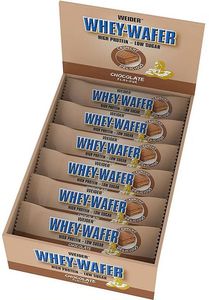 Weider Whey-Wafer - 12 Riegel a 35 g Chocolate