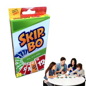 SKIP BO-Spielkarten, Brettspielkarten, geeignet für Familienfeiern, Kinderspielzeug ,Kartenspiele