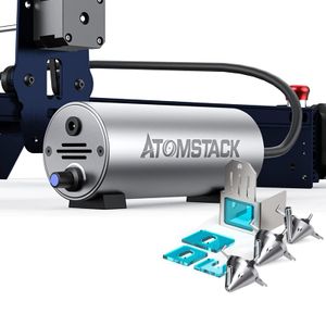 ATOMSTACK Air Assist Kit mit 2m Rohr für A5pro/S10 Pro/A10 Pro/X7 Pro, Graviermaschine Zubehör für 98% ATOMSTACK Graviermaschine und Einfach zu Montieren,10-30 L/min