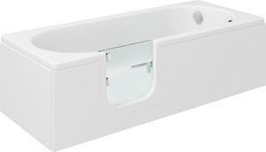 CASCADE Badewanne mit Tür/Seniorenbadewanne 169,5x70cm Ausführung Links CASCADE Badewanne mit Tür/Seniorenbadewanne 169,5x70cm Ausführung Links